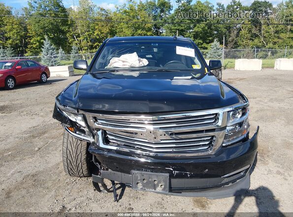 1GNSKCKC8HR222263 2017 CHEVROLET TAHOE Black უკანა სალონის ხედი