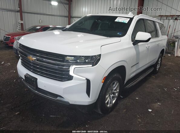 1GNSKCKD0PR374027 2023 CHEVROLET SUBURBAN White Vista tres cuartos delantera izquierda