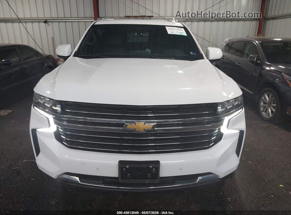 1GNSKCKD0PR374027 2023 CHEVROLET SUBURBAN White Vista del cuadro de instrumentos