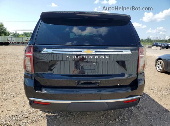 1GNSKCKD3NR242957 2022 CHEVROLET SUBURBAN Black Вид ззаду
