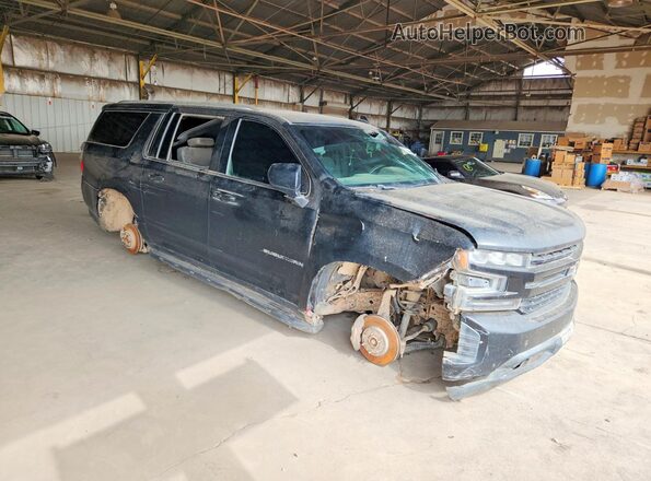 1GNSKCKD6MR238657 2021 CHEVROLET SUBURBAN Black Delantero derecho