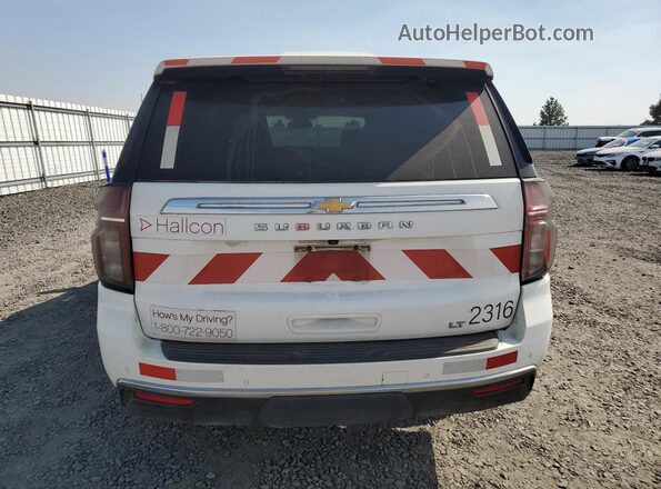 1GNSKCKD7PR130567 2023 CHEVROLET SUBURBAN White Widok wnętrza 360 stopni