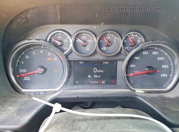 1GNSKCKD8MR257436 2021 CHEVROLET SUBURBAN Black Вид щитка приладів