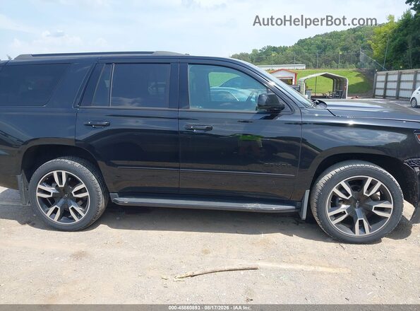1GNSKCKJ0JR202920 2018 CHEVROLET TAHOE Black უკანა სალონის ხედი