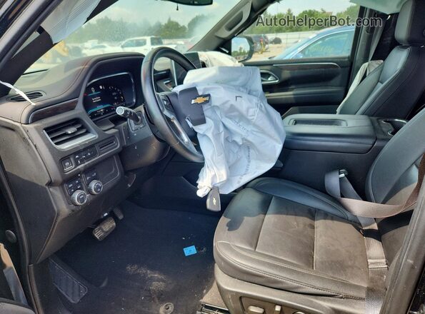 1GNSKCKT6PR298515 2023 CHEVROLET SUBURBAN Black Front interior view