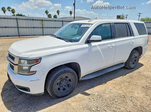 1GNSKDEC0GR264216 2016 CHEVROLET TAHOE White Trasero izquierdo