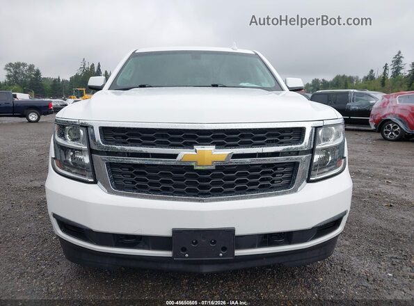1GNSKEEC5HR319122 2017 CHEVROLET TAHOE White ხელსაწყოთა პანელის ხედი