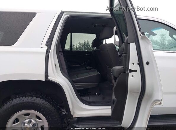 1GNSKEEC5HR319122 2017 CHEVROLET TAHOE White VIN კოდის სტიკერის ხედი