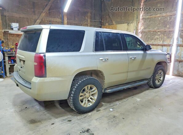 1GNSKEECXJR332289 2018 CHEVROLET TAHOE Серебряный Задняя правая четверть