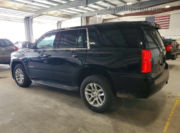 1GNSKEKC0JR313285 2018 CHEVROLET TAHOE Черный Задняя левая четверть