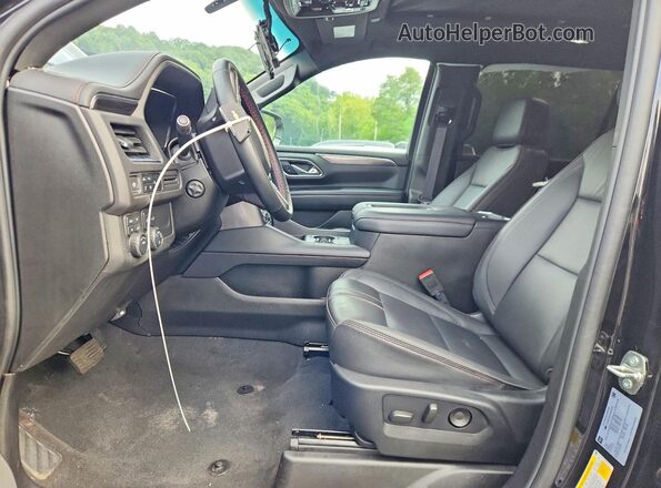 1GNSKEKD0PR533494 2023 CHEVROLET SUBURBAN Black Вид салону спереду