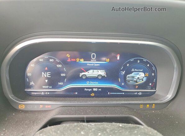 1GNSKEKD1PR353697 2023 CHEVROLET SUBURBAN Silver Вид щитка приладів