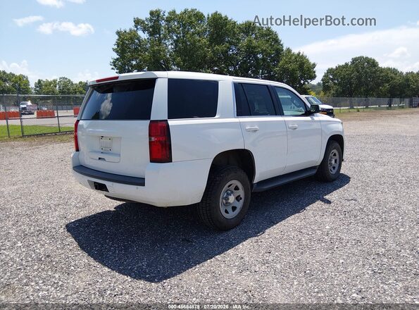 1GNSKFEC0HR320569 2017 CHEVROLET TAHOE Белый Задняя правая четверть