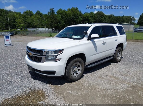 1GNSKFEC0HR320569 2017 CHEVROLET TAHOE Белый Передняя левая четверть