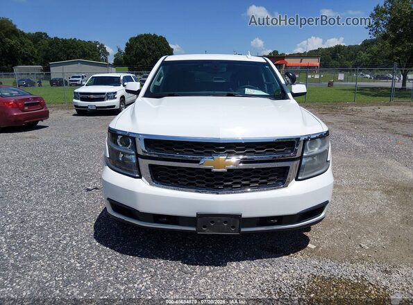 1GNSKFEC0HR320569 2017 CHEVROLET TAHOE Белый Вид спереди