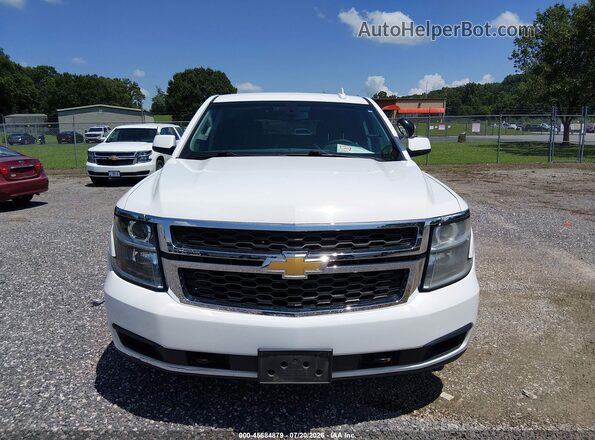 1GNSKFEC0HR320569 2017 CHEVROLET TAHOE Белый Вид щитка приборов