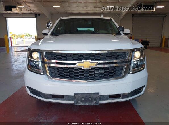 1GNSKFEC0KR221399 2019 CHEVROLET TAHOE White Դիմացի տեսք