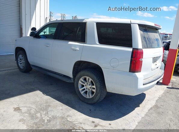 1GNSKFEC1HR321889 2017 CHEVROLET TAHOE Белый Задняя левая четверть