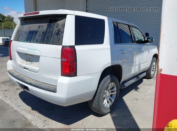1GNSKFEC1HR321889 2017 CHEVROLET TAHOE Белый Задняя правая четверть