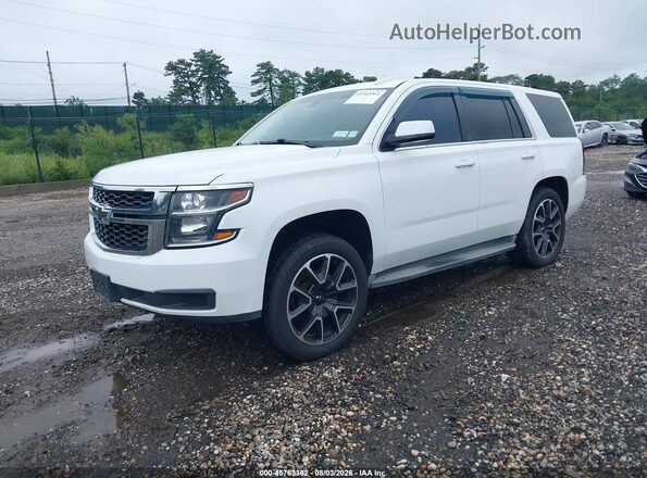1GNSKFEC2GR395482 2016 CHEVROLET TAHOE White Առջևի ձախ երեք քառորդ տեսարան