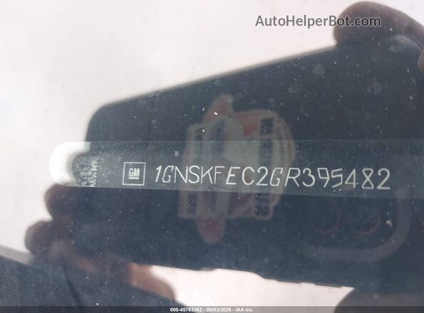 1GNSKFEC2GR395482 2016 CHEVROLET TAHOE White 