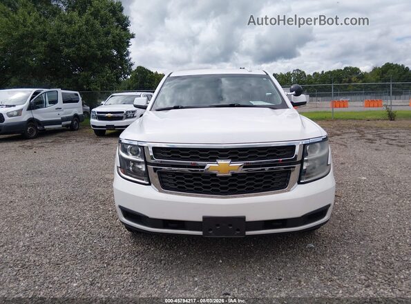 1GNSKFEC3HR320517 2017 CHEVROLET TAHOE Белый Вид спереди