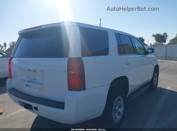 1GNSKFEC3JR375734 2018 CHEVROLET TAHOE White Trasero derecho