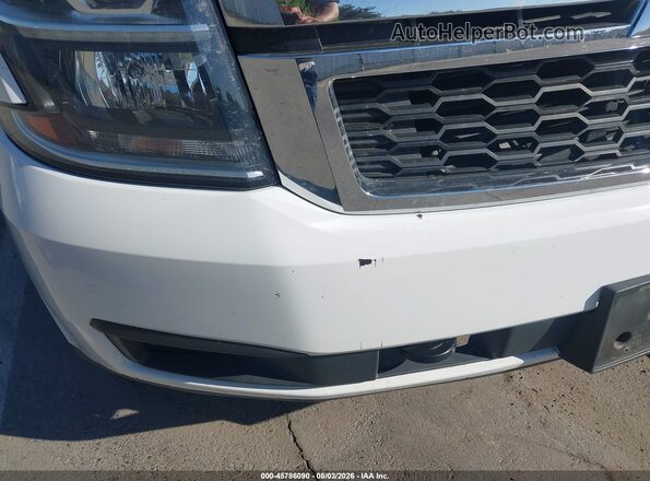 1GNSKFEC3JR375734 2018 CHEVROLET TAHOE White Vista frontal