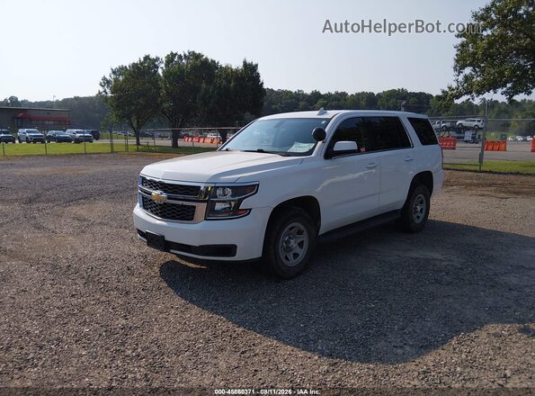 1GNSKFEC4HR315598 2017 CHEVROLET TAHOE Белый Передняя левая четверть