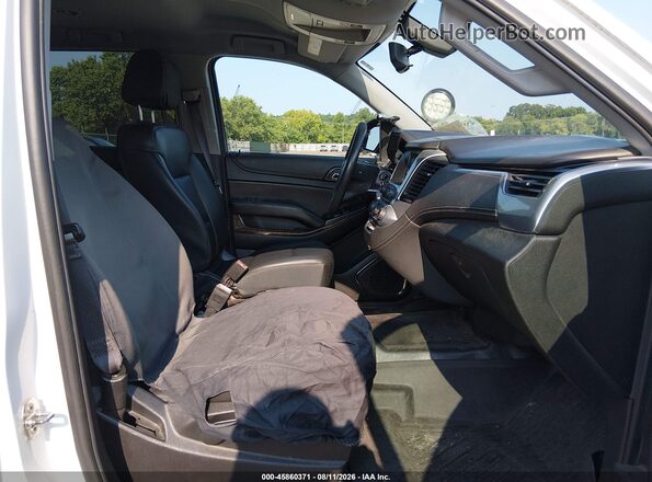1GNSKFEC4HR315598 2017 CHEVROLET TAHOE Белый Вид салона спереди
