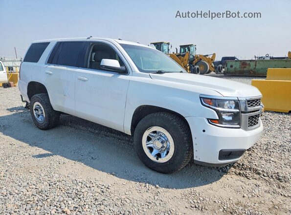 1GNSKFEC6HR267523 2017 CHEVROLET TAHOE Белый Передняя правая четверть