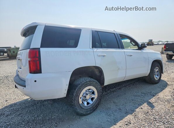 1GNSKFEC6HR267523 2017 CHEVROLET TAHOE Белый Задняя правая четверть