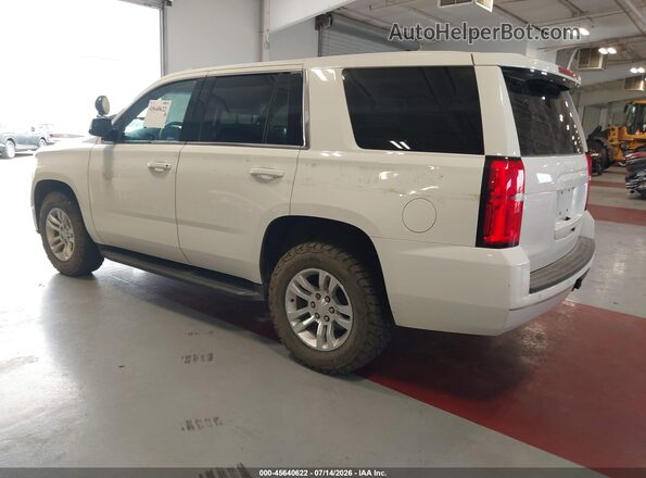 1GNSKFEC9JR317613 2018 CHEVROLET TAHOE White უკანა მარცხენა