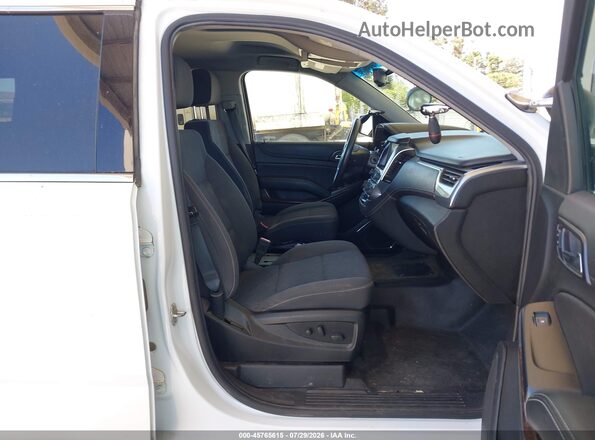 1GNSKFEC9JR354788 2018 CHEVROLET TAHOE White Vista interior delantera
