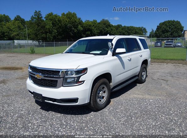 1GNSKFECXHR317680 2017 CHEVROLET TAHOE Белый Передняя левая четверть