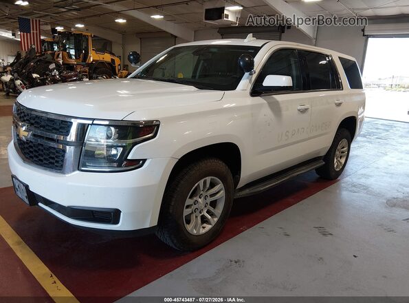 1GNSKFECXJR162523 2018 CHEVROLET TAHOE White Przód lewy