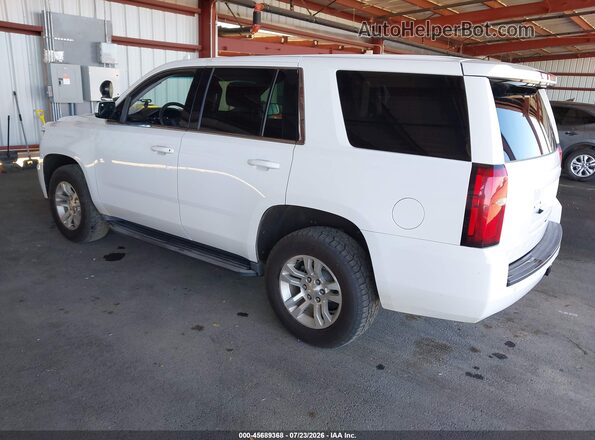1GNSKFECXJR323873 2018 CHEVROLET TAHOE Белый Задняя левая четверть