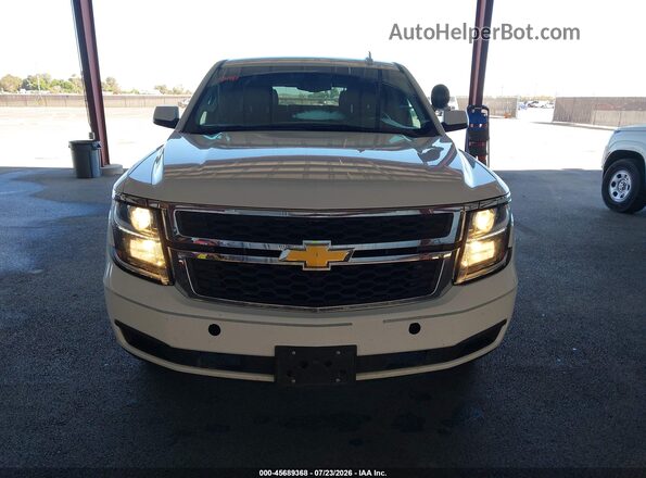 1GNSKFECXJR323873 2018 CHEVROLET TAHOE Белый Вид спереди