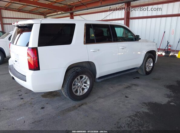 1GNSKFECXJR323873 2018 CHEVROLET TAHOE Белый Задняя правая четверть