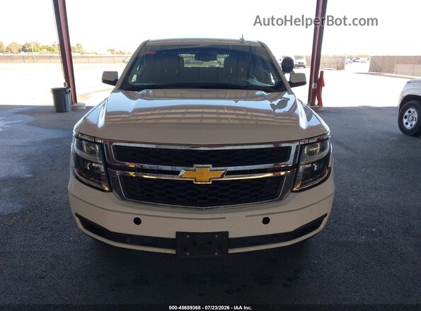 1GNSKFECXJR323873 2018 CHEVROLET TAHOE Белый Вид задней части салона