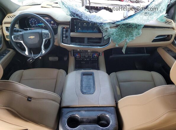 1GNSKFKD1PR515639 2023 CHEVROLET SUBURBAN Black Առջևի վահանակի տեսք