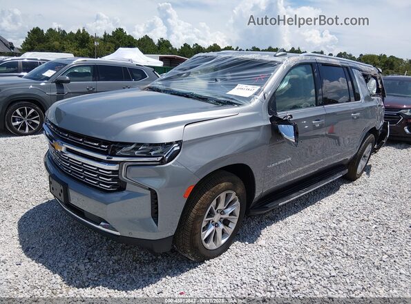 1GNSKFKD3PR357191 2023 CHEVROLET SUBURBAN Gray Vista tres cuartos delantera izquierda