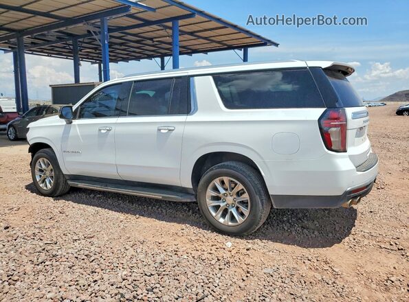 1GNSKFKDXMR140183 2021 CHEVROLET SUBURBAN White Trasero izquierdo