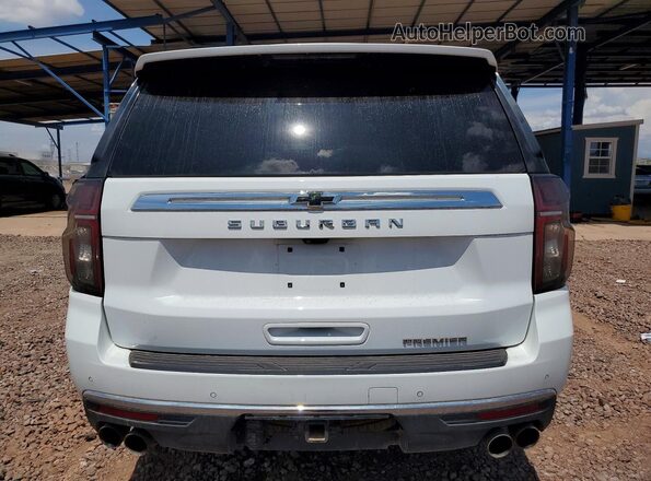 1GNSKFKDXMR140183 2021 CHEVROLET SUBURBAN White Vista trasera