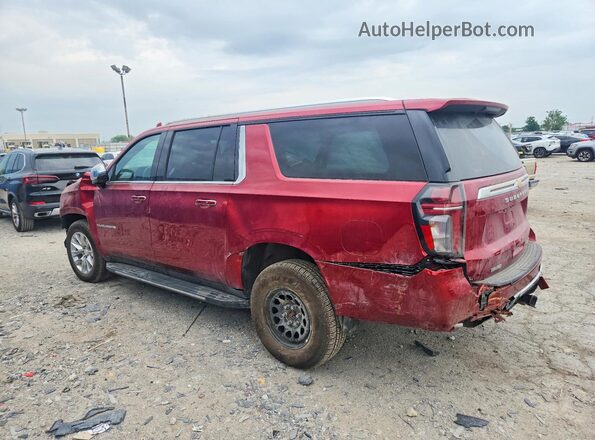 1GNSKFKT0PR487341 2023 CHEVROLET SUBURBAN Бордовый Задняя левая четверть