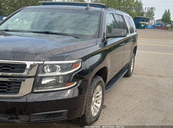 1GNSKGEC0HR319363 2017 CHEVROLET SUBURBAN Черный Передняя левая четверть