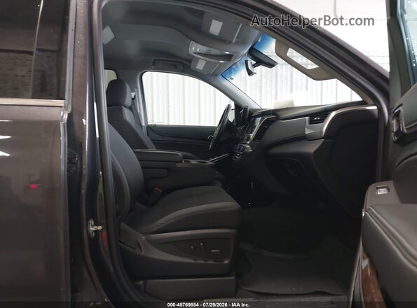 1GNSKGEC1JR355553 2018 CHEVROLET SUBURBAN Gray წინა სალონის ხედი