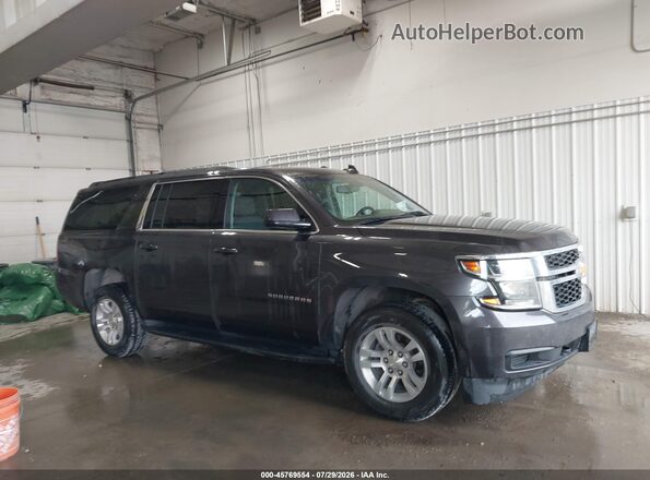 1GNSKGEC1JR355553 2018 CHEVROLET SUBURBAN Gray უკანა სალონის ხედი