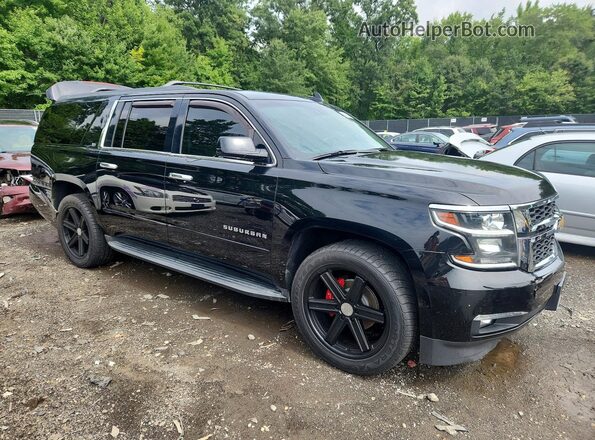 1GNSKGKC7GR369485 2016 CHEVROLET SUBURBAN Black Przód prawy
