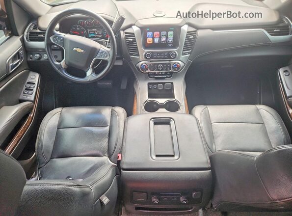 1GNSKGKC7GR369485 2016 CHEVROLET SUBURBAN Black Widok deski rozdzielczej